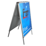 Caballete Publicitario de Aluminio Stand 70x100cm - 1 cara - 70x100cm