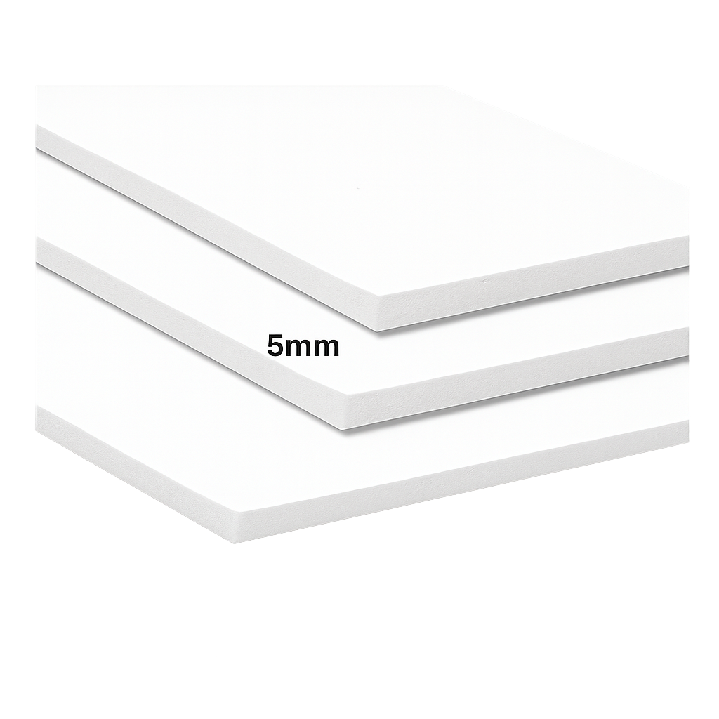 Cartón Pluma 5mm Adhesivo