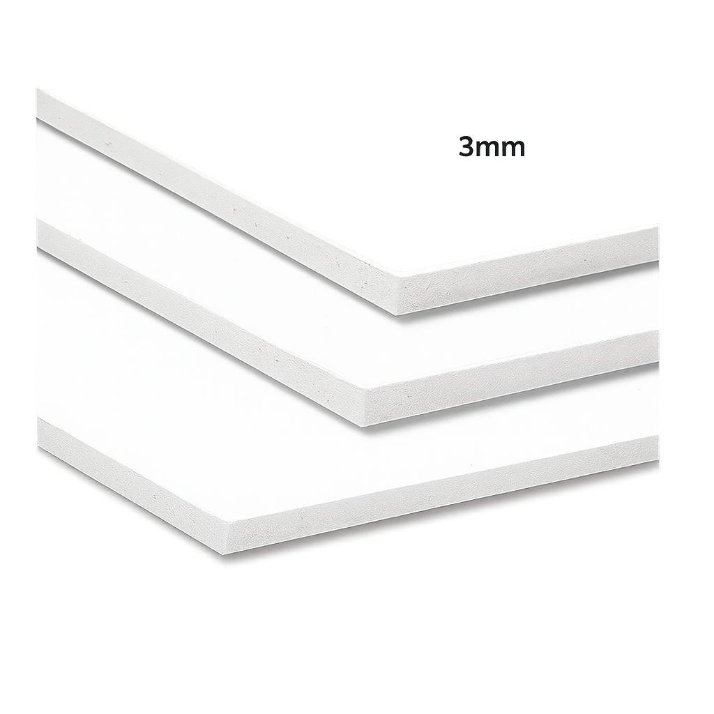 Cartón Pluma 3mm Adhesivo