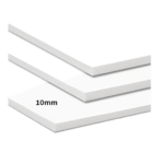 Cartón Pluma 10mm Adhesivo - 10 mm - Blanco Adhesivo - A4 - 15 unidades