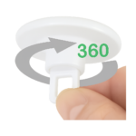 Colgador Adhesivo Giratorio Para Techo Pack 100u - 100 unidades - 20mm