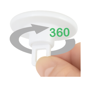 Colgador Adhesivo Giratorio Para Techo Pack 100u