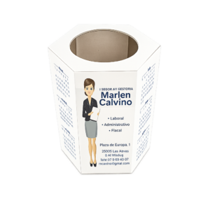 Portalápices Hexagonal