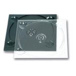 Bandejas para CD/DVD - DVD - 187X135X4,5mm - NEGRO - SIMPLE - 100