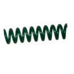 Espiral de Plástico Verde Billar Paso 64 - Verde Billar - 64 (5mm) - 44 - 25 unidades