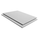 Panel de Aluminio 3mm/0.30mm - Brillo/Mate - 1500x3050mm - 3mm-0,3mm - Silver/Blanco