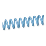 Espiral de Plástico Azul Cristal Paso 50 - Azul Cristal - 50 (635mm) - 50 - X Unidad