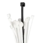 Bridas Plásticas de Nylon 6 Tamaños - 370 mm x 7,6 mm - NEGRA