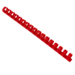 Canutillos Plásticos para Encuadernación-Rojo - REDONDOS - 14 - 110 - 50 - ROJO (R)