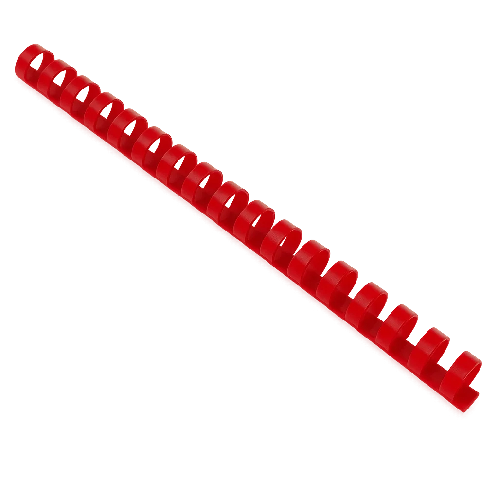 Canutillos Plásticos para Encuadernación-Rojo