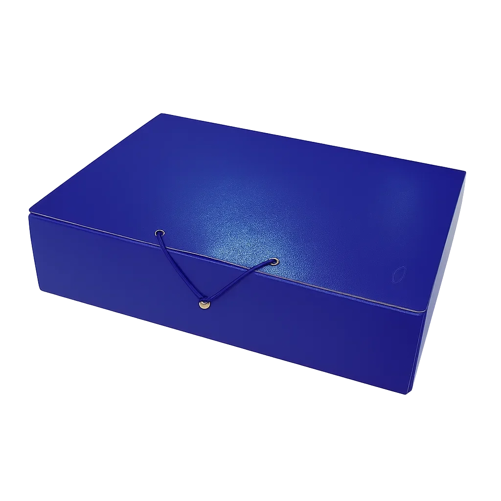 Carpetas de Proyecto con Gancho Azul A4