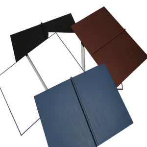 Carpetas Channel Azul Remachadas