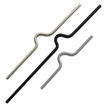 Colgadores Para Calendarios Estándar 450mm - 450mm - 100 unidades - Negro - Estandard