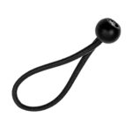Cordón Elástico Con Bola Pack 20 unidades - Negro - 20 unidades