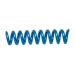 Espiral de Plástico Azul Perla Paso 64 - Azul Perla - 64 (5mm) - 26 - 50 unidades