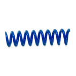 Espiral de Plástico Azul Process Paso 50 - Azul Process - 50 (635mm) - 50 - X Unidad