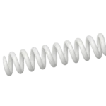Espiral De Plástico Blanco Paso 64 - Blanco - 64 (5mm) - 38 - 20 unidades
