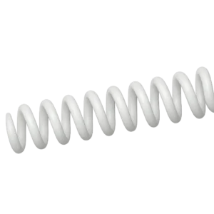 Espiral De Plástico Blanco Paso 64