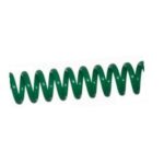 Espiral de Plástico Verde Vidrio Paso 50 - Verde Vidrio - 50 (635mm) - 18 - 50 unidades