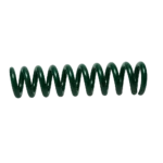 Espiral de Plástico Verde Vidrio Paso 64 - Verde Vidrio - 64 (5mm) - 32 - 25 unidades