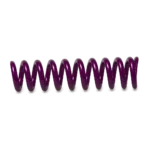 Espiral de Plástico Violeta paso 56 - Violeta - 56( 6mm) - 18 - 50 unidades