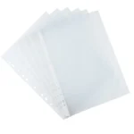 Fundas Multitaladro - PIEL CRISTAL - POLIPROPILENO 80 MICRAS - FOLIO - 100