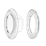 Ollaos y Arandelas Transparentes 12mm - Blister 100 Unidades - Ollao - 12mm