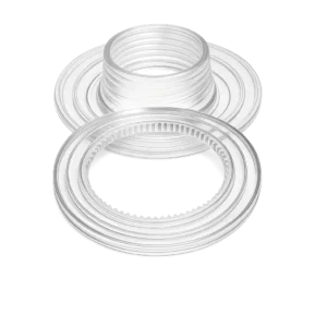 Ollaos y Arandelas Transparentes 12mm Dentados