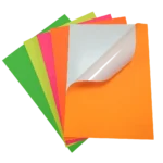 Papel Fluorescente Auto Adhesivo 80gr - 32 x 45 mm - 80gr - 100 Unidades - Amarillo