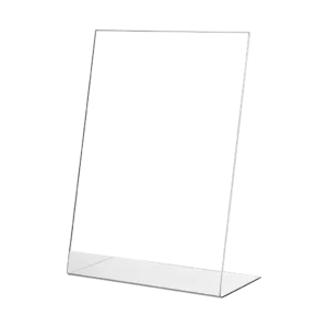 Portacartel A4 Inclinado Metacrilato