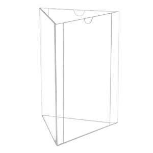 Porta Menús Triangular A6 en Pack 6 unidades