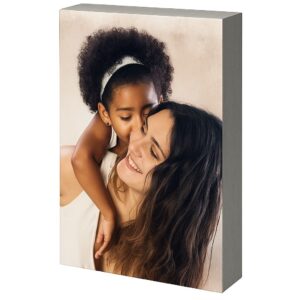 Taco De Madera Con Impresión Fotográfica