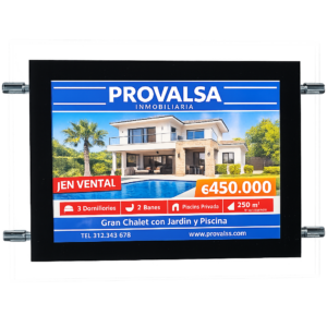 Marco Publicitario Deslizante Retroiluminado LED