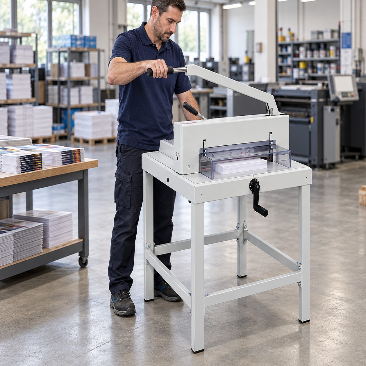 yosan 4700 guillotina manual profesional